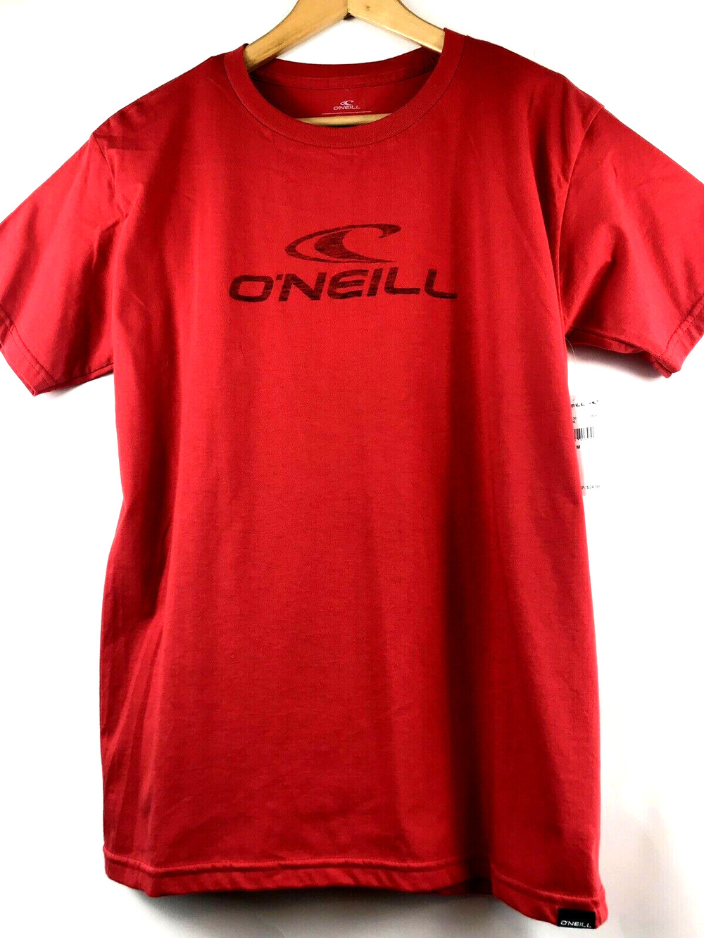O'Neill Logo Tee Mens Medium Supreme Graphic T-Shirt Modern Fit Red NEW